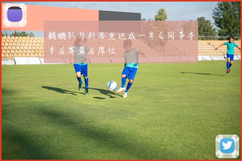 鹈鹕队与科洛克达成一年合同争夺季后赛最后席位